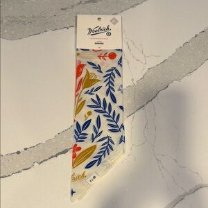 Woolrich Blue and Gold Leaf Bandana